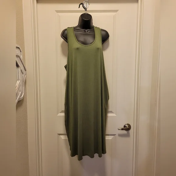 green slip dress plus size The Best Curve Bias Cut Slip Dress main image 0
